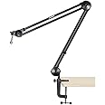 Samson MBA38 38" Microphone Boom Arm Studio Podcast USB Mic Stand w/Desk Clamp