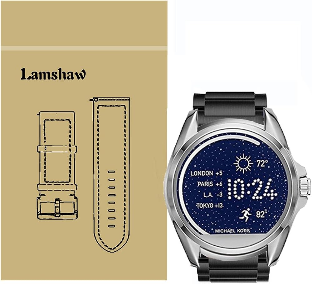 michael kors bradshaw black smartwatch