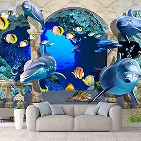 Wall Mural The Beautiful Undersea World Removable Self-Adhesive Large Wallpaper - 66x96 inches