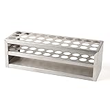 Okulab Test Tube Rack, 30 Holes Stainless Steel