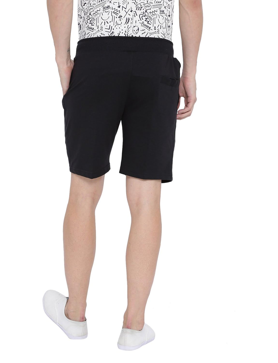 duke men black bermuda