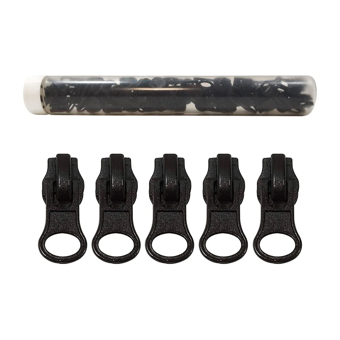 JYC CREATIVE 25 Units/Sliders for Waterproof Zipper, Zipper Sliders, Waterproof Zipper Pullers, Neoprene, Waterproof,