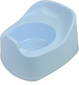 First Steps Re-usable Plastic Potty for Baby & Toddler Blue - 2 Years+ view 3