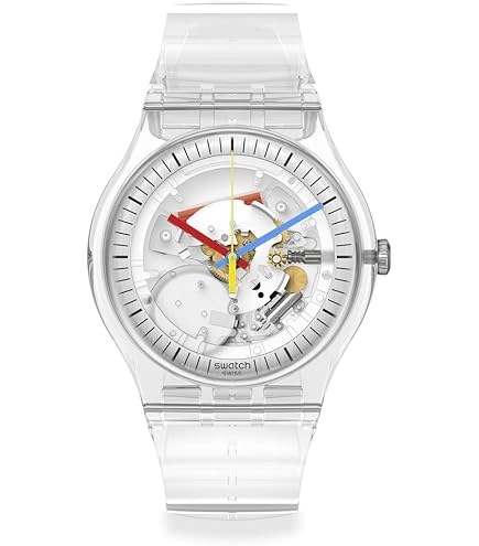 Amazon.com: Swatch Skin Irony 42 Lacquered Unisex Watch Casual