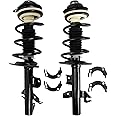 TRQ Front Strut & Coil Spring Assembly Set Driver & Passenger Sides Compatible with 14-22 Jeep Cherokee