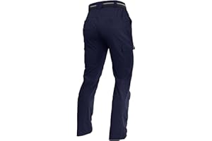 AREOUTS Men's Hiking Pants Quick-Dry Lightweight Waterproof Travel Outdoor Camping Hunting Fishing Work Cargo Pants