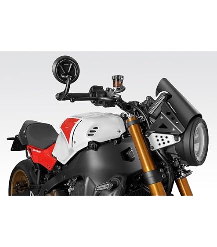 Amazon.com: Puig Retro Semi Fairing Black 8934W for Yamaha XSR900