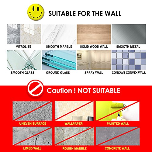 GERUIKE Adhesive Towel Ring Wall Mount Hand Towel Ring Self Adhesive