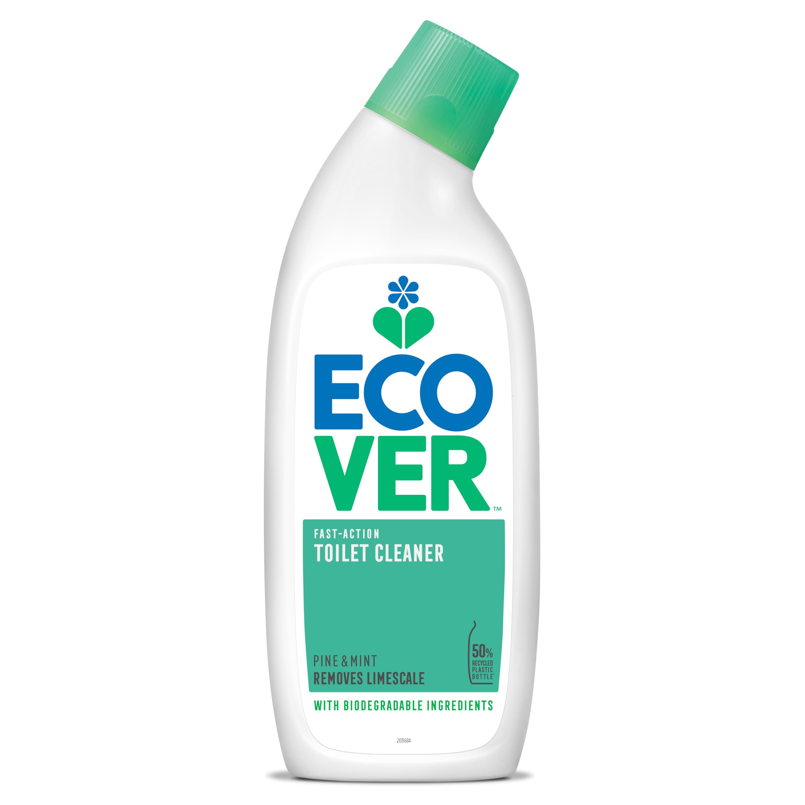 Ecover Toilet Cleaner, Removes Limescale leaving a Sparkling Clean, Fresh Pine & Mint Scent, 1 x 750ml