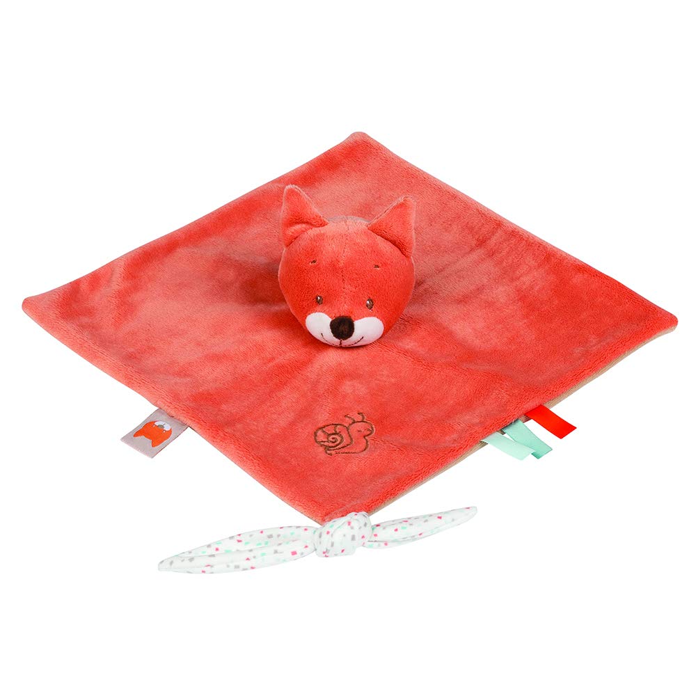 Nattou Cuddly Toy/Cloth, Oscar The Fox, Companion from Birth, 28 x 28 cm, Orange, 296168