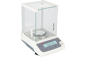 GOSHET Electronic Analytical Balance Scale,Precision 0.0001g Lab Analytical Balance LCD Display 18 Units USB Analytical Balance Conversion for Schools, Laboratories, and Parts Testing RS232 Interface