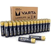 Varta Longlife AAA Batteries (48 Pack), Alkaline Triple A Battery