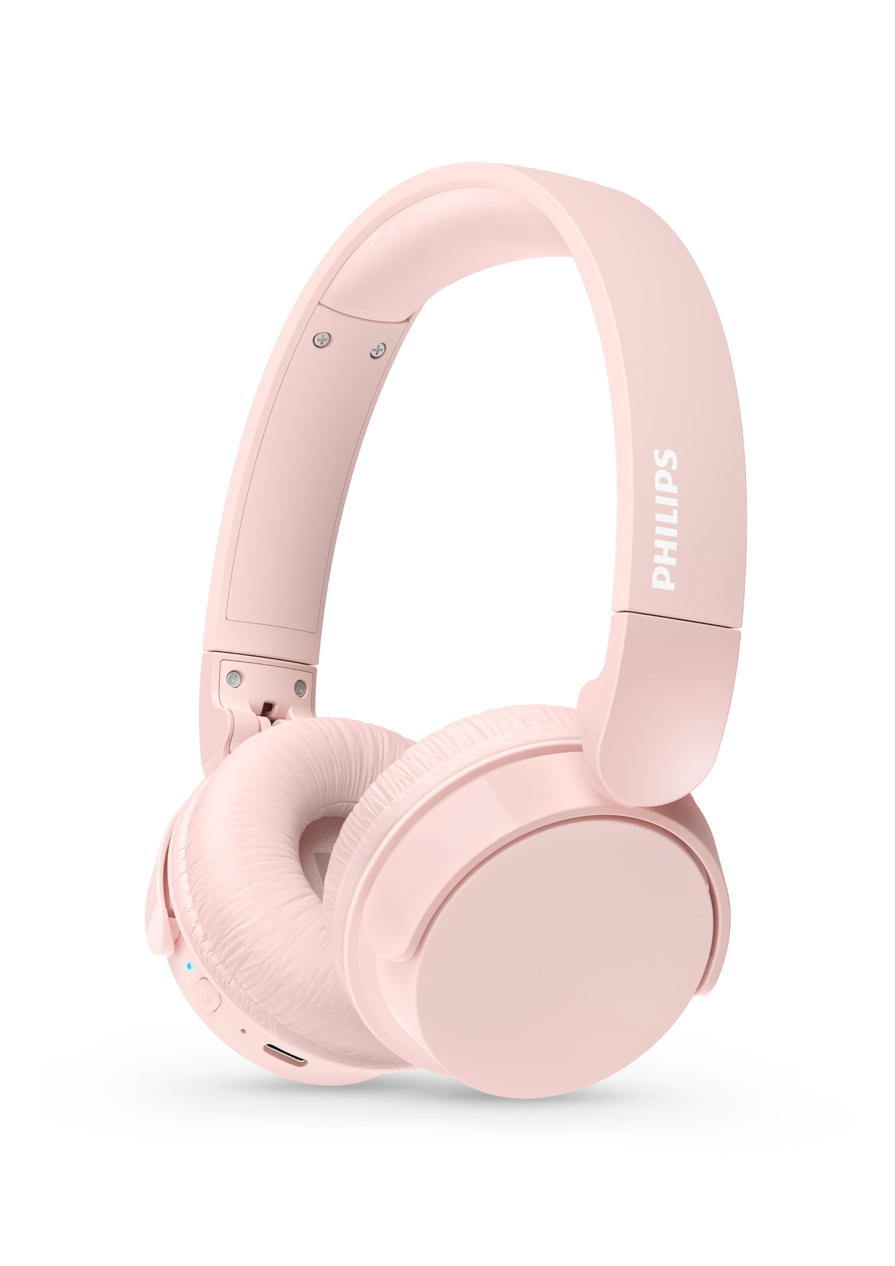 Philips TAH4209PK/00 Lightweight Wireless Bluetooth On-Ear Headphones – Up to 55h Playtime, Pink