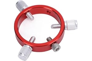 Generic Portable 30-50mm 6 Hole Guide Scope Ring with M6 Screw 1/4 Inch Screw Easy Installation for Telescope Accessories Alu