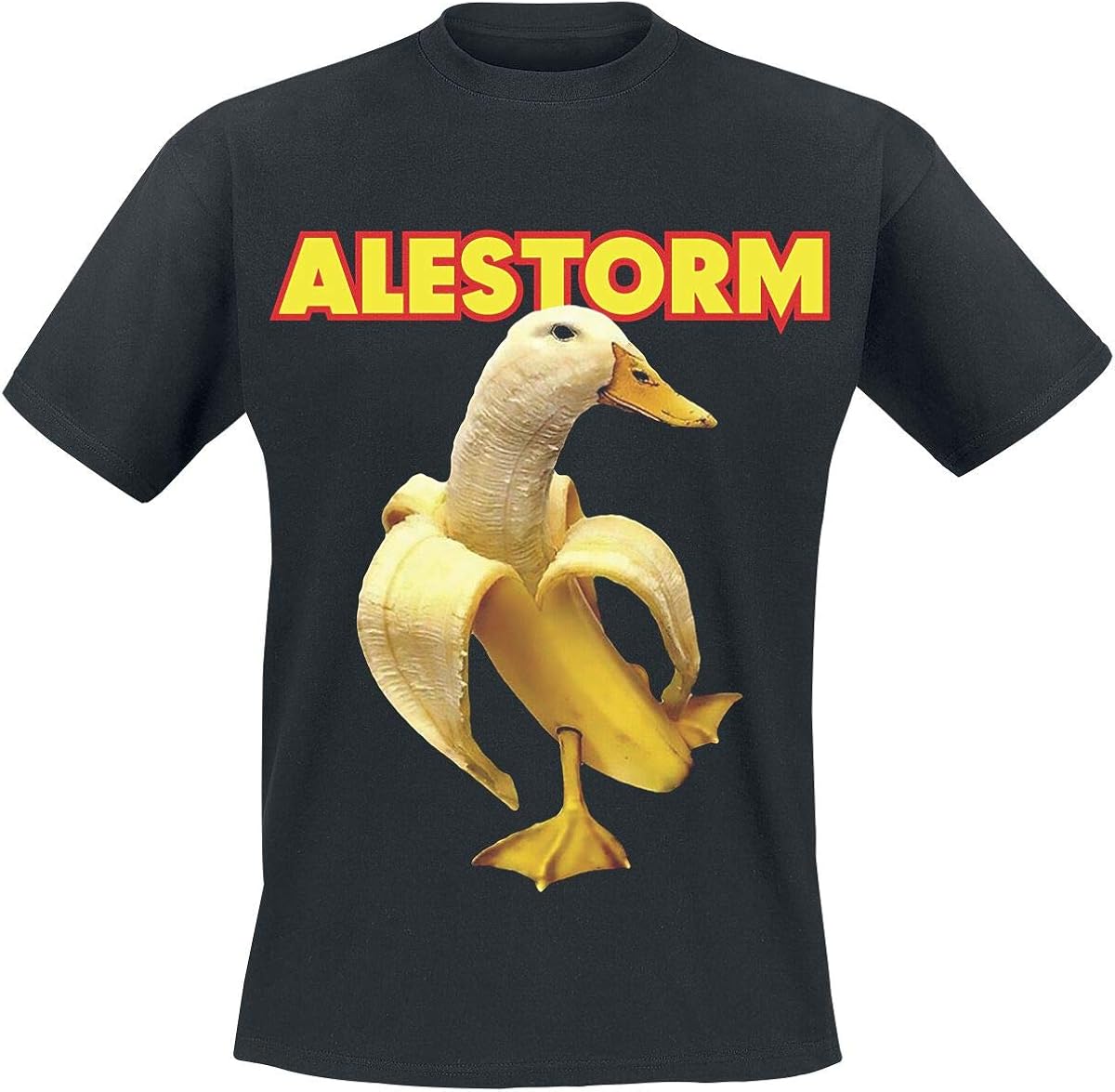 Alestorm Banana Duck Männer TShirt schwarz BandMerch, Bands