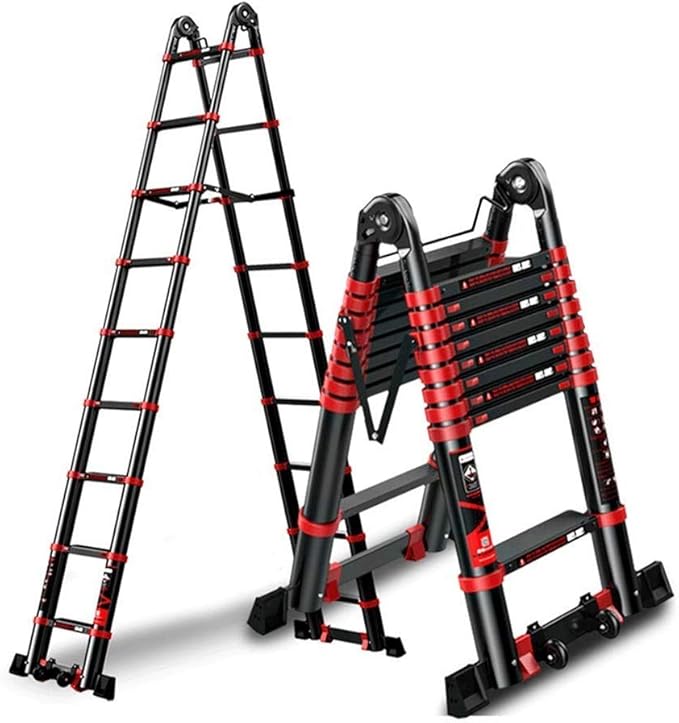 telescopic step ladder amazon