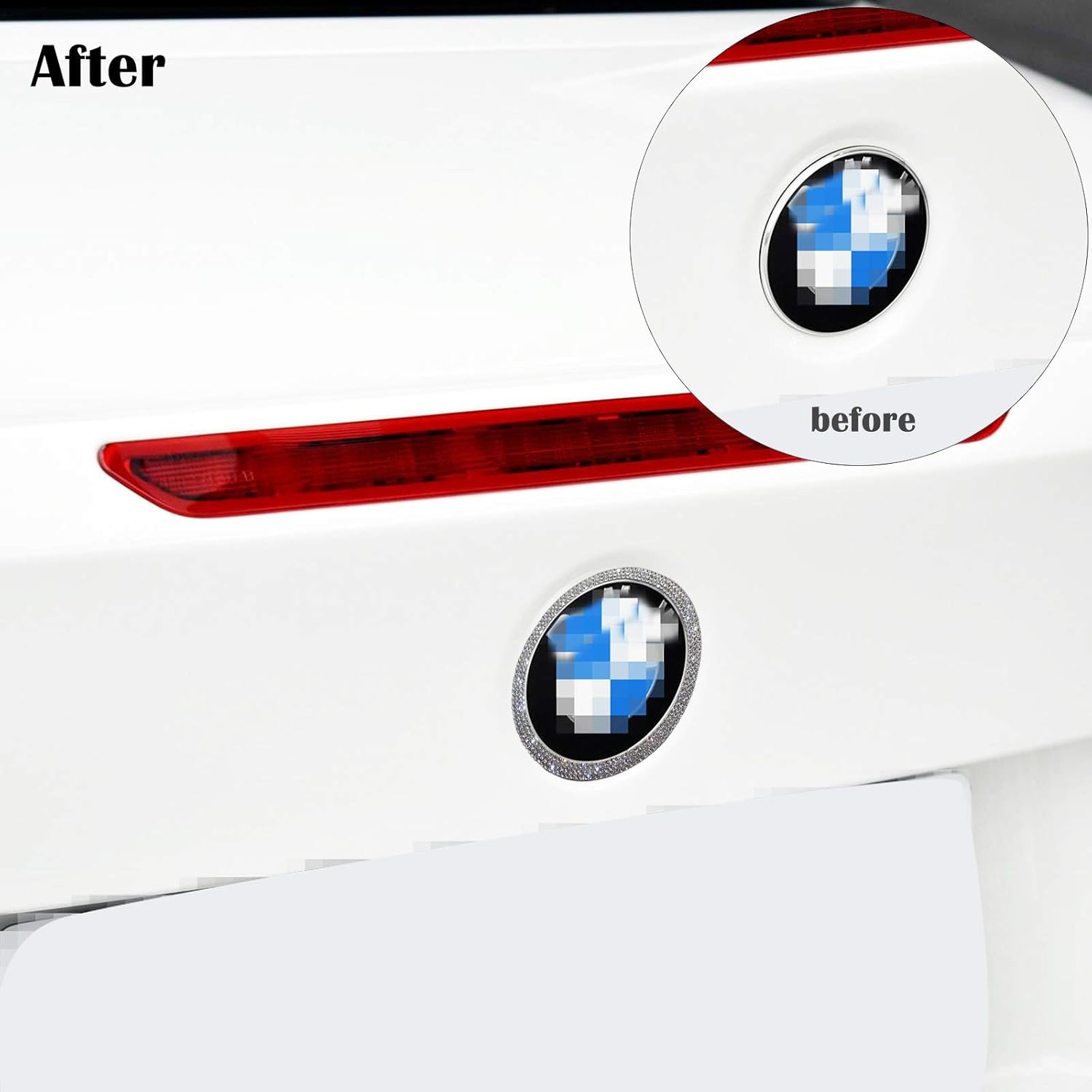 Amazon Yaagoo Out Side エンブレム デカール ステッカー ブリング クリスタル Bmw Rear Large Tool 0592 Front R エンブレム 車 バイク