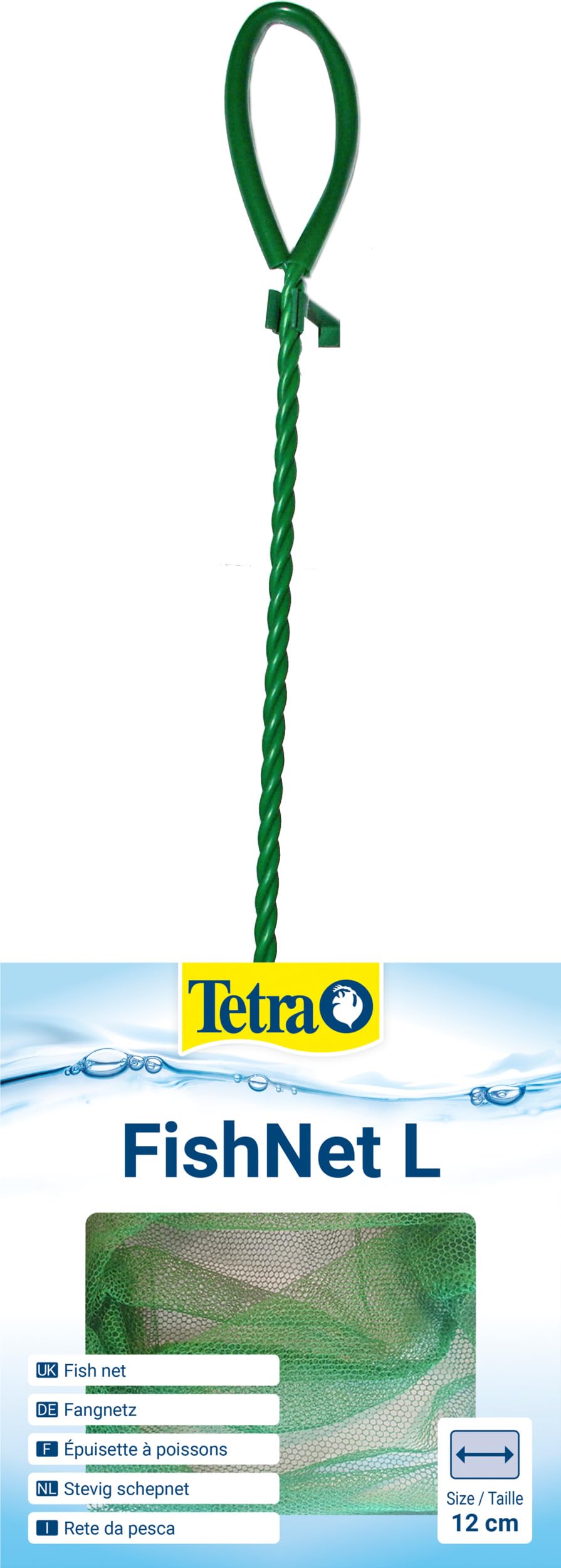 Tetra FN Fish Net, Non-Slip Nylon Net for Aquarium, Size L Netzgroße 12 cm for Easy Removing of Fish — image 1