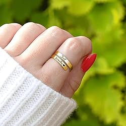 Just Breathe Ring for Women Adjustable