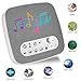 OBaby White Noise Machine-7 Non-looping Soothing Sounds, Speaker,Headphone Jack,3 Timer,Sleeping Therapy for Baby/Kids/Adults/Home/Office Privacy-White(New 2019)