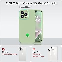 Vooii Compatible with iPhone 15 Pro Case, Upgrade