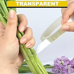 ARIFLOR 2Packs Clear Floral Tape - 1/4" Wide Floral