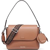 Calvin Klein womens Millie 2 in 1 Flap Shoulder Bag & Crossbody