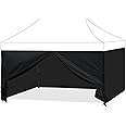 ABCCANOPY Side Wall 10x15, Black (4 Walls Only, NOT Including Frame and Top)