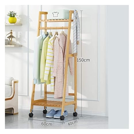 Amazon Com Qpsgb Trapezoidal Wooden Coat Rack Simple Floor