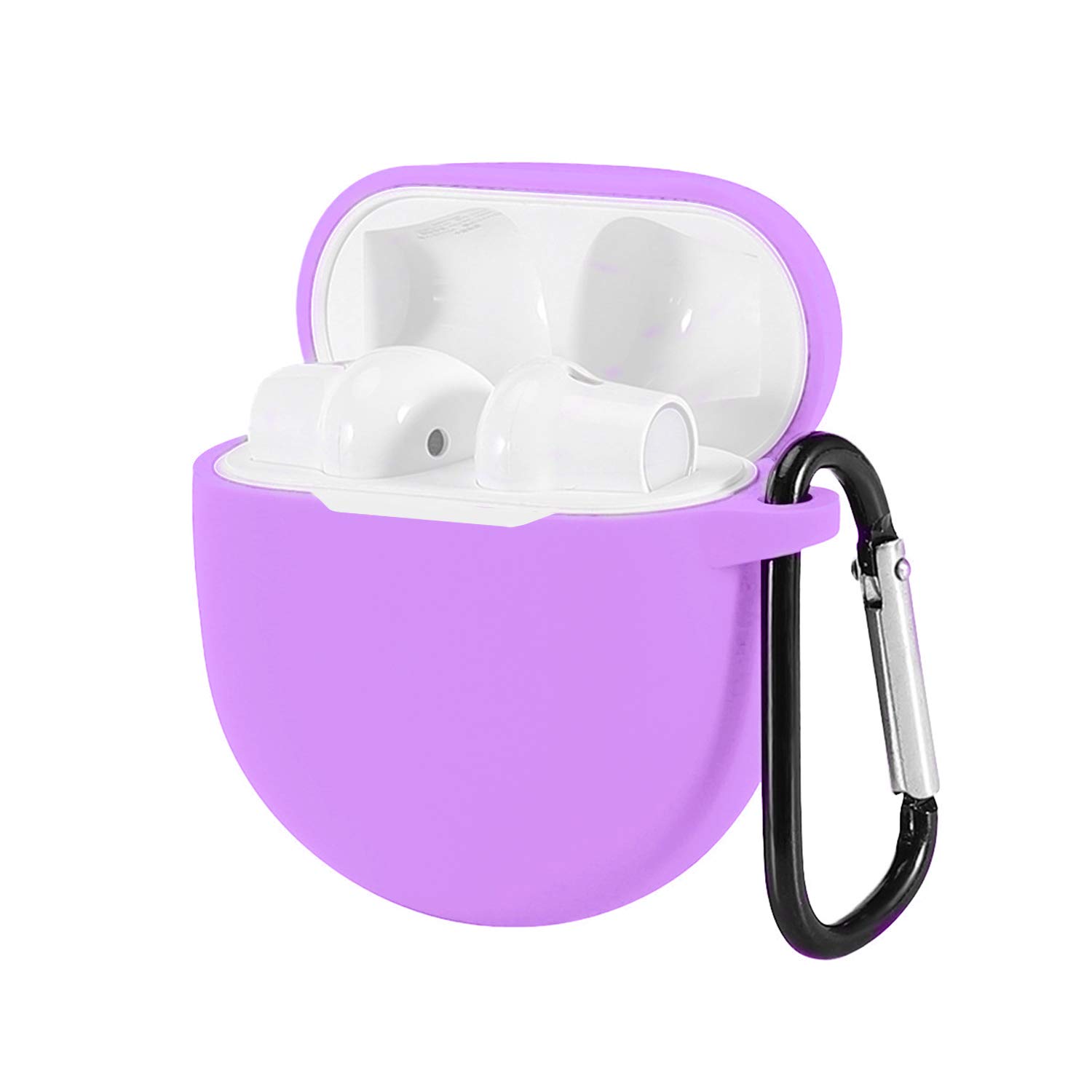 SCL Earphone Case for OnePlus Buds Case [Pruple] OnePlus Buds Cover Skins Silicone Case Shock Proof Protective Resistant Cover for OnePlus Buds