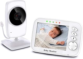 TOPERSUN Baby Phone 3,2-Zoll Baby Monitor 2.4 GHz Baby Kamera mit LCD Nachtsichtkamera HD Digital Video & Bidirektionale Intercom-Funktion