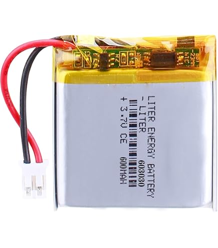 Amazon.com: Liter energy battery 3.7V Lipo Battery 600mAh