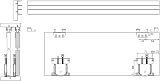 Decoranddecor Sliding Wardrobe Track Kit 1.2m Two Doors Ball Bearings view 4