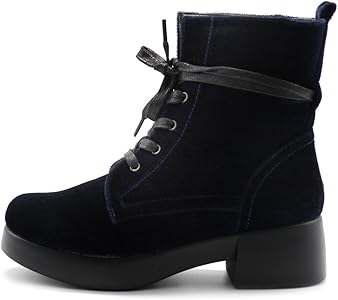 velvet lace up boots