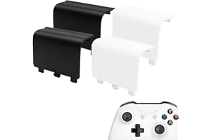KELIFANG Replacement Battery Cover Door Compatible with Xbox One/Xbox One S Controller, Battery Back Shell Repair Part Compat