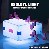 Paladone Minecraft Axolotl Light Official Licensed Lamp 5 Colour Modes view 4