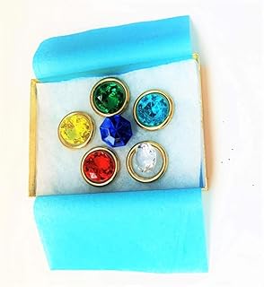 Amazon Com Non Branded Sonic Chaos Emeralds Set Of 7 Toys Games