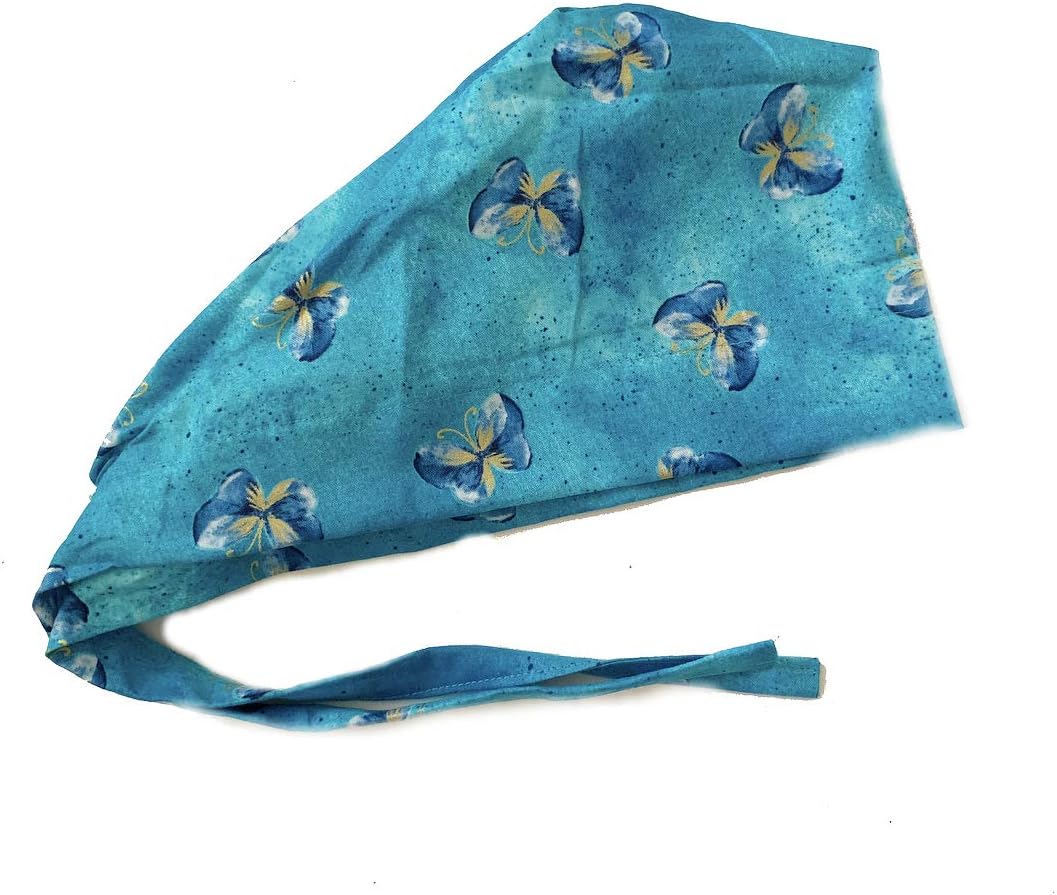 Grace N May Women's Front Fold Tie Back Scrub Cap Surgical Cap Cute Patterns