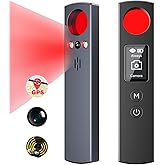 GeoMade Hidden Camera Detectors, Anti Spy Signal Finder, Bug Sweeping Device Listening RF, GPS Tracker Detector, Infrared Magnet Sentry SOS 6 Modes for Hotel Travel Home Office, with OLED Screen