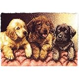 Latch Hook Kit - Lab Puppies - 24x34