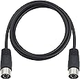 Poyiccot 7pin DIN Cable, 7 pin Din Male to 7 pin DIN Male Professional Premium Audio Cable for Bang & Olufsen, Naim, Quad Ste