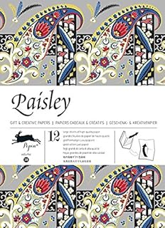 Paisley: Gift & Creative Paper Book Vol.38 (Multilingual Edition) (English, Spanish, French and German Edition)