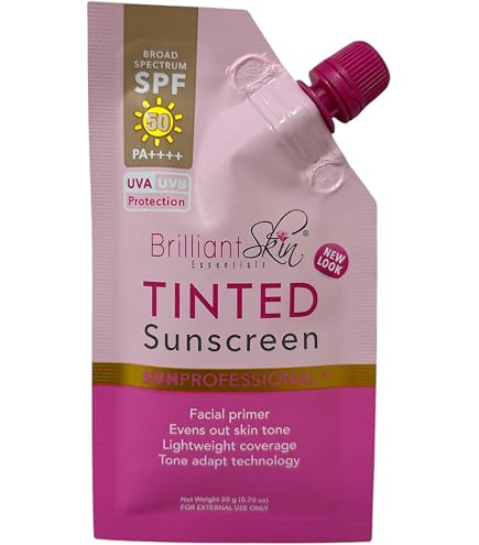 日焼け止め Brilliant Skin Tinted Sunscreen SPF50 Amazon.com : Brilliant Skin Tinted Sunscreen Primer, 20g SPF 50