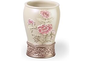 Popular Bath Dublin Rose Collection Tumbler Beige