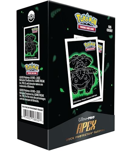 Amazon.com: Ultra Pro E-15536 Standard Deck Protector Sleeves-Pokemon  Bulbasaur 65pk : Toys & Games