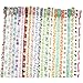 R Molshine Set of 22 Decorative Japanese Washi Masking Adhesive Tape – Seasons Flowers Series - Collection, (15mm x 7m, 0.59 inch x 7.6 yards) for DIY