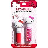 Lip Smacker Lippy Pals Swirls, Sanrio Hello Kitty, Flavored Moisturizing &amp; Smoothing Soft Shine Lip Balm, Hydrating &amp; Protecting Fun Tasty Glossy Finish, Cruelty-Free &amp; Vegan - Cheerful Cherry, Kiwi