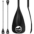 YVLEEN SUP Paddle Board Paddle，Stand up Paddleboard Paddles Adjustable Aluminum 4-Piece Floating Kayak Paddle，Convertible Paddle