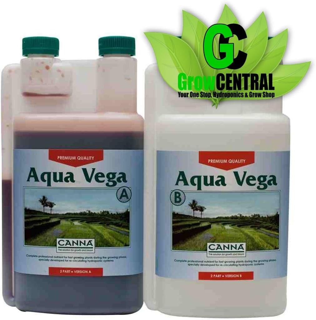 Abono para Cultivo de Canna Aqua Vega A+B (2x1L): Amazon.es: Jardín