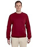 JERZEES - Crewneck Sweatshirt. 562M, 3XL, Cardinal